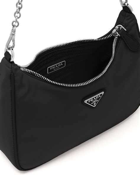 prada tasche schwarz nylon mit handytasche|Prada Taschen & Handtaschen für Damen .